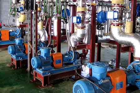 KCC系列化工離心泵在廣州南沙南灣使用現場