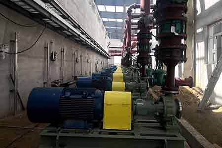 KCC系列化工離心泵在內蒙古久泰新材料有限公司使用現場