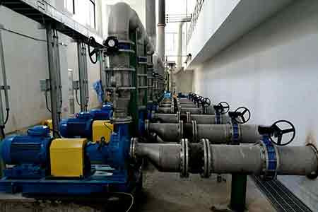 KCC系列化工離心泵在浙江獨山能源有限公司使用現場