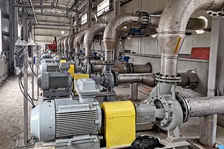 KCC系列化工離心泵在江蘇斯爾邦石化有限公司工業水處理使用現場