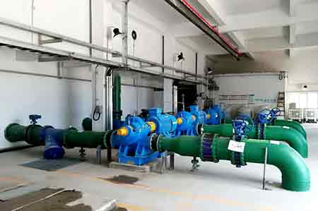 KPS系列單級雙吸離心泵在赤峰廣鋼使用現場