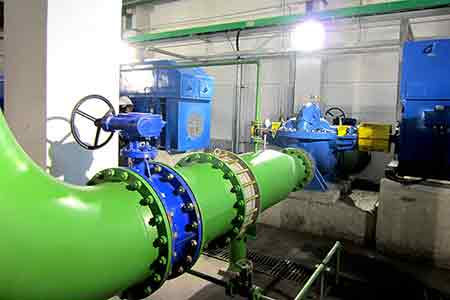 KPS系列單級雙吸離心泵在林德工程（杭州）有限公司太鋼比西歐氣體項目使用現場