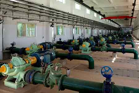 KPS系列單級雙吸離心泵在武鋼集團昆明鋼鐵股份有限公司使用現場